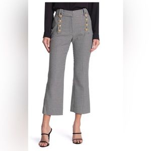 Derek Lam 10 Cosby Houndstooth Corinna Sailor Pants